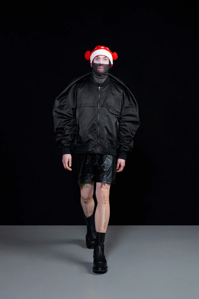 Walter Van Beirendonck FW22 Is a Masterclass in Going Incognito paris fashion week runway color blocking bodysuits high fashion