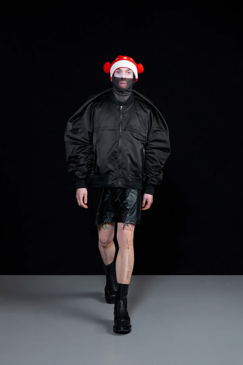 Walter Van Beirendonck FW22 Is a Masterclass in Going Incognito paris fashion week runway color blocking bodysuits high fashion