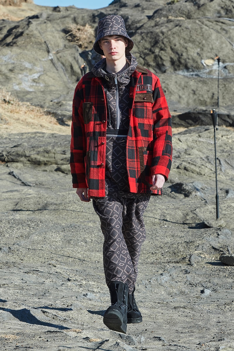 White Mountaineering FW22 Collection Runway