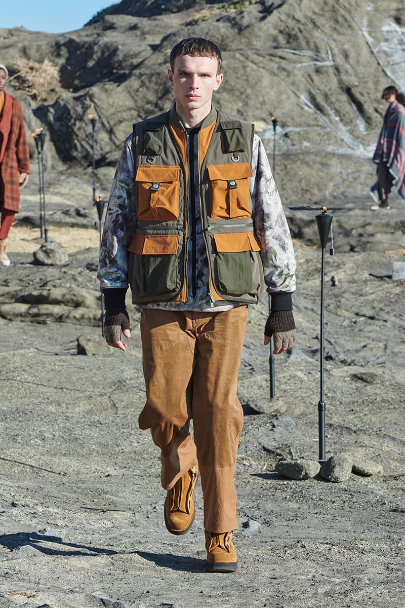 White Mountaineering FW22 Collection Runway