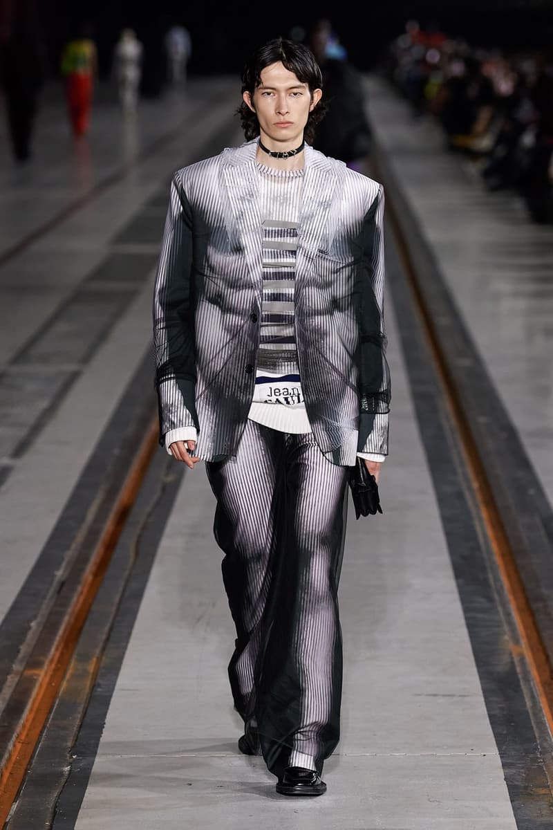 Y/Project Fall/Winter 2022 Paris Fashion Week Runway Show Glenn Martens Jean Paul Gaultier Looks trompe l’oeil Illusion Gender Concepts Queer Camp