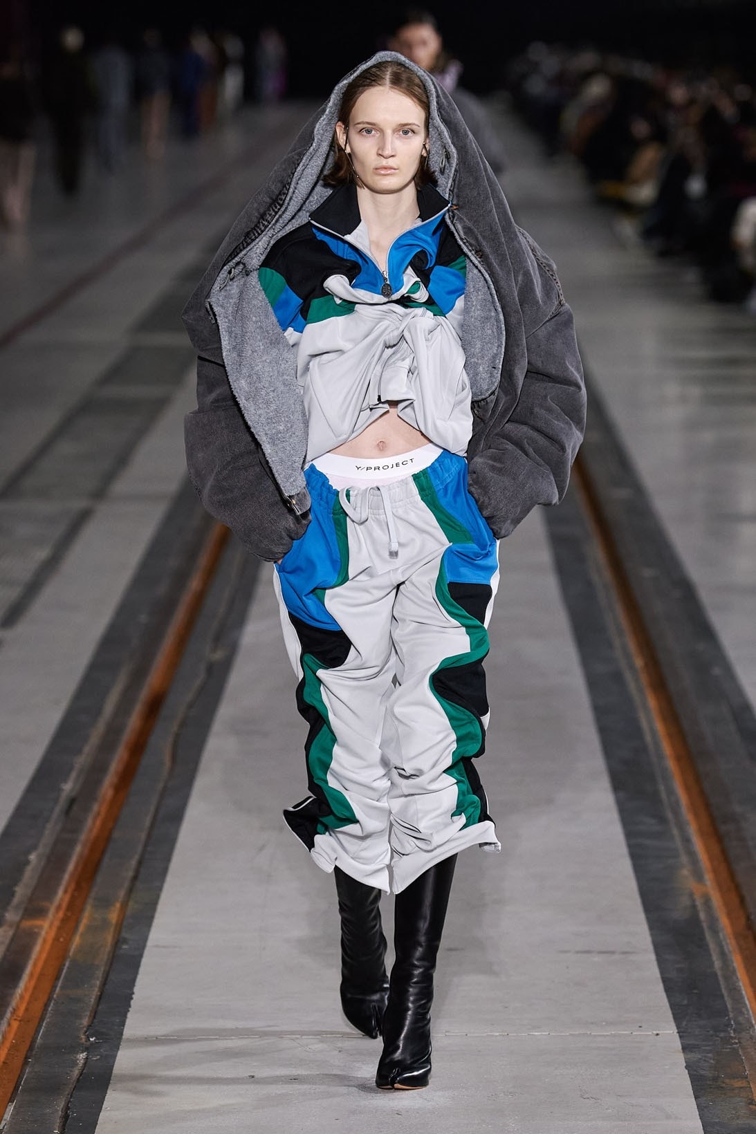 Y/Project Fall/Winter 2022 Paris Fashion Week Runway Show Glenn Martens Jean Paul Gaultier Looks trompe l’oeil Illusion Gender Concepts Queer Camp