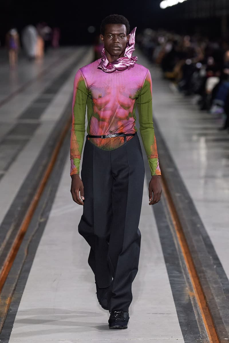 Y/Project Fall/Winter 2022 Paris Fashion Week Runway Show Glenn Martens Jean Paul Gaultier Looks trompe l’oeil Illusion Gender Concepts Queer Camp