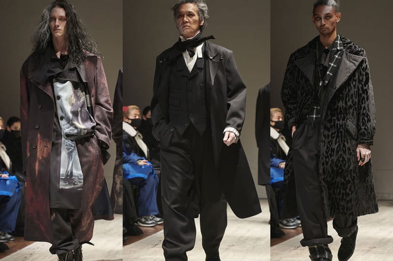 Yohji Yamamoto FW22 Introduces Gothic Fantasy for the Dickensian Bloke