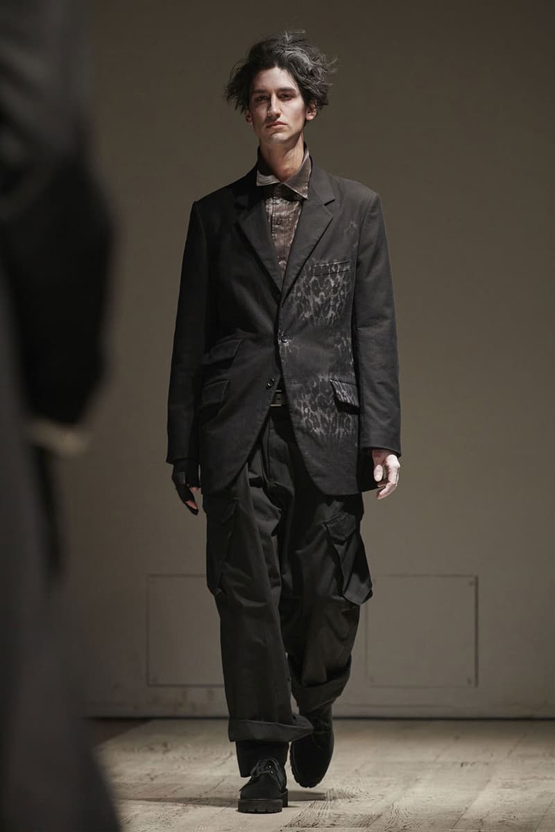 Yohji Yamamoto FW22 Introduces Gothic Fantasy for the Dickensian Bloke paris fashion week fall winter 2022 tokyo