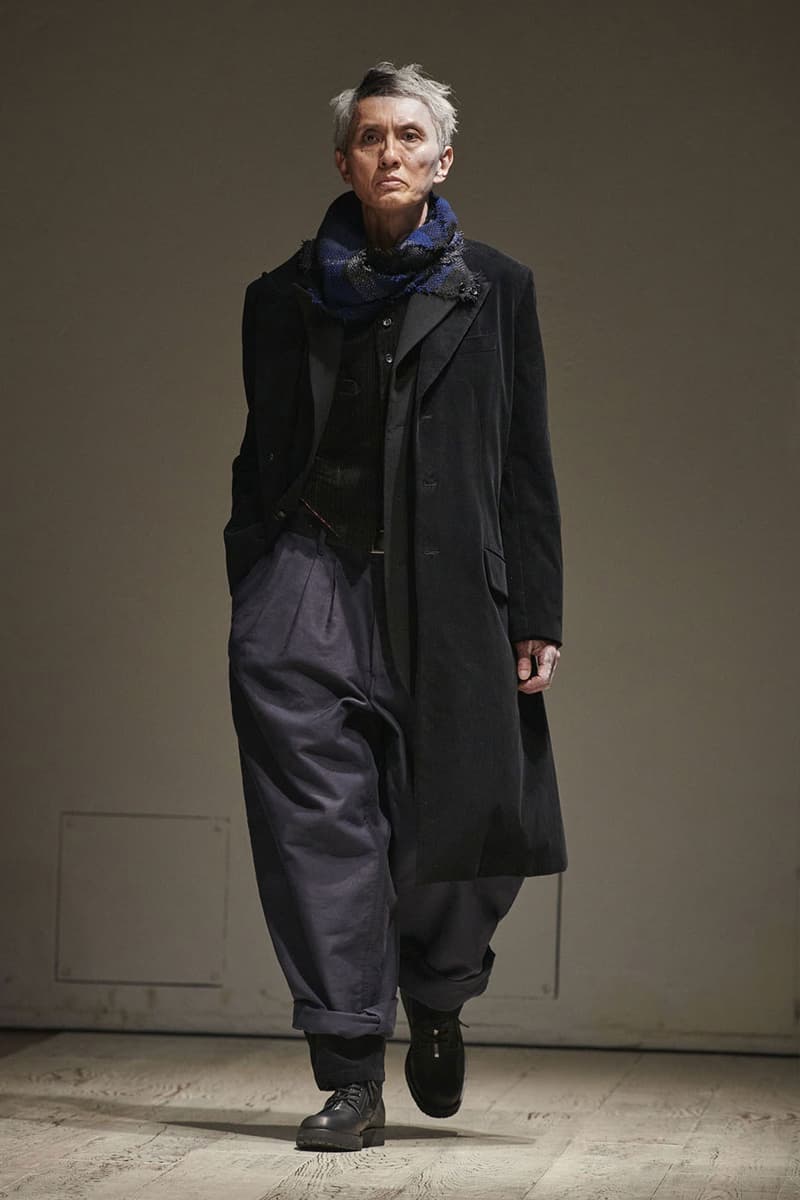 Yohji Yamamoto FW22 Introduces Gothic Fantasy for the Dickensian Bloke paris fashion week fall winter 2022 tokyo