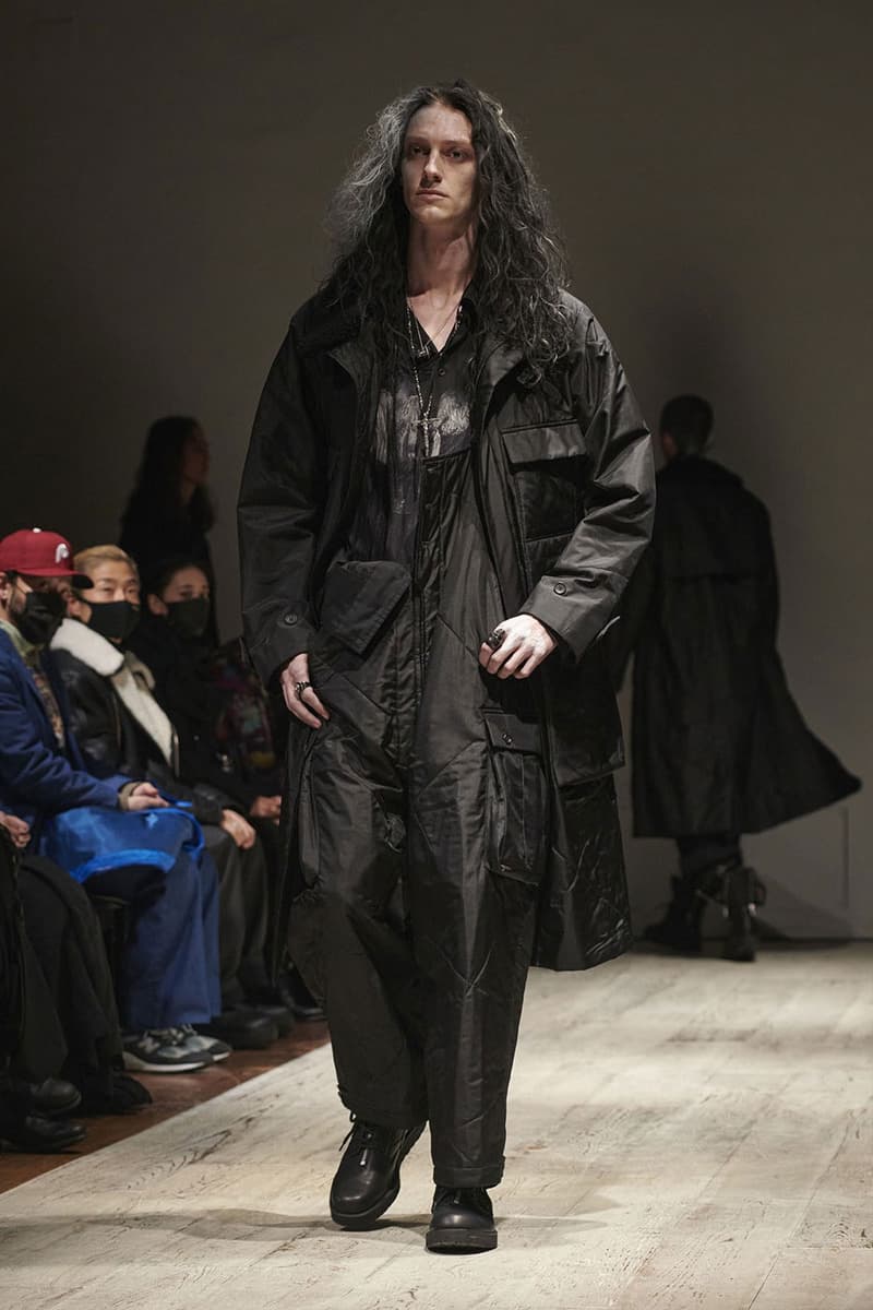 Yohji Yamamoto FW22 Introduces Gothic Fantasy for the Dickensian Bloke paris fashion week fall winter 2022 tokyo