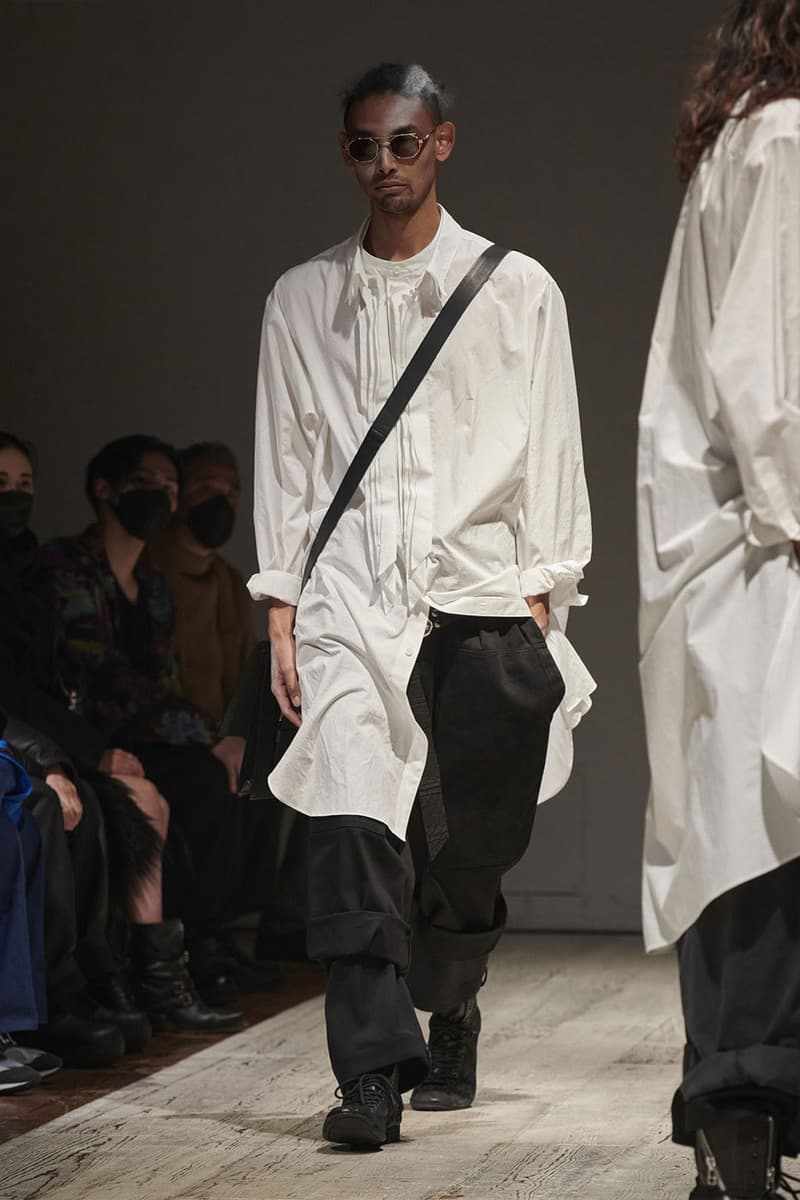 Yohji Yamamoto FW22 Introduces Gothic Fantasy for the Dickensian Bloke paris fashion week fall winter 2022 tokyo