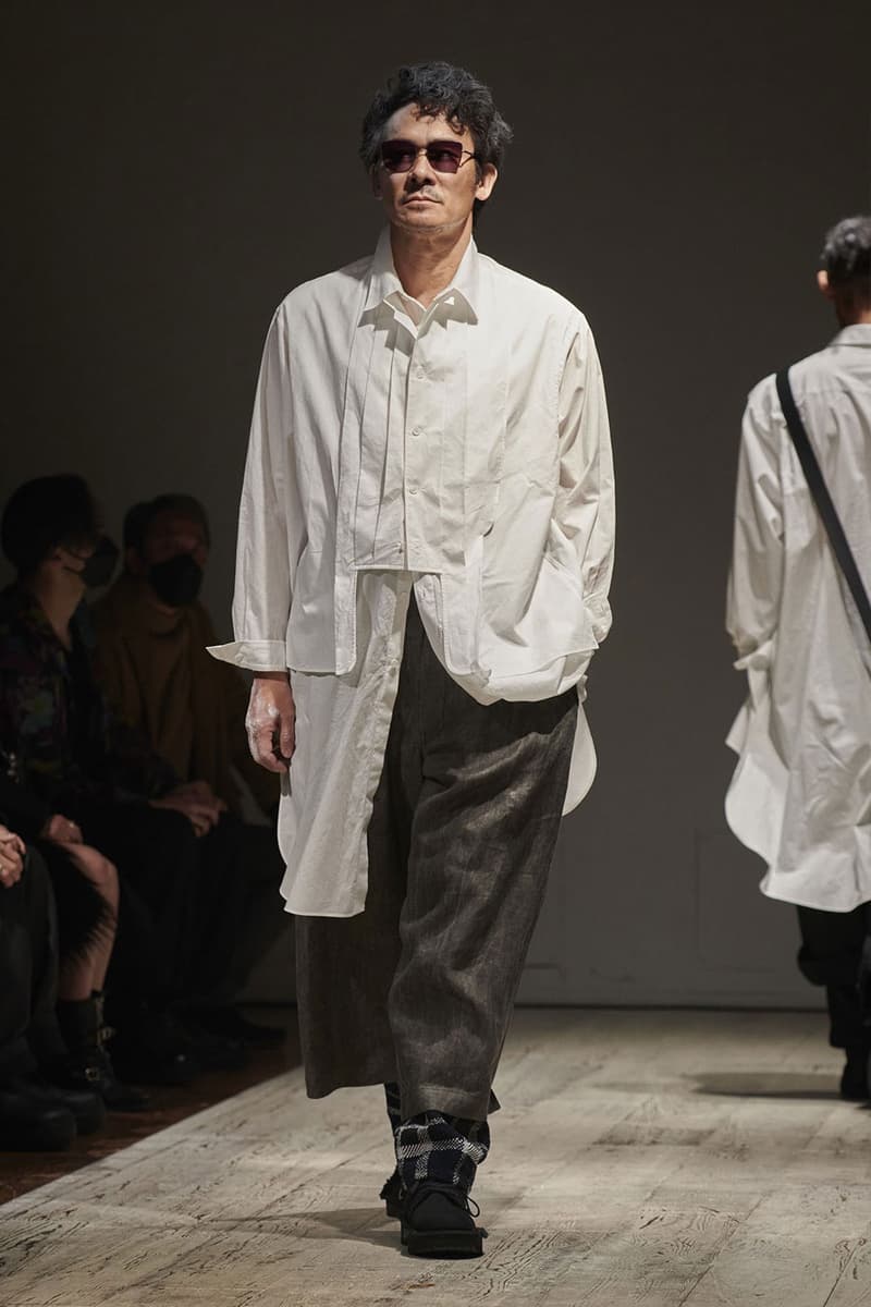 Yohji Yamamoto FW22 Introduces Gothic Fantasy for the Dickensian Bloke paris fashion week fall winter 2022 tokyo