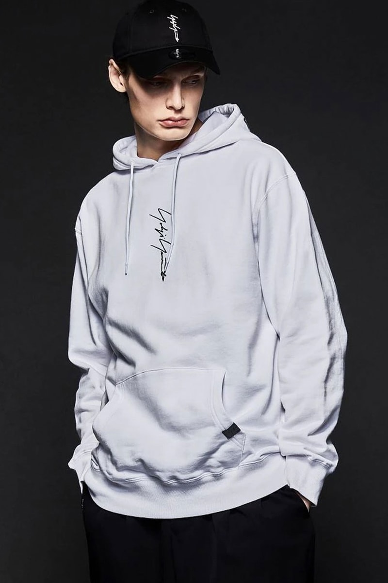 Yohji Yamamoto x New Era Vertical Series Essentials fw22 ss22 black white embroidery drawstring release info date price
