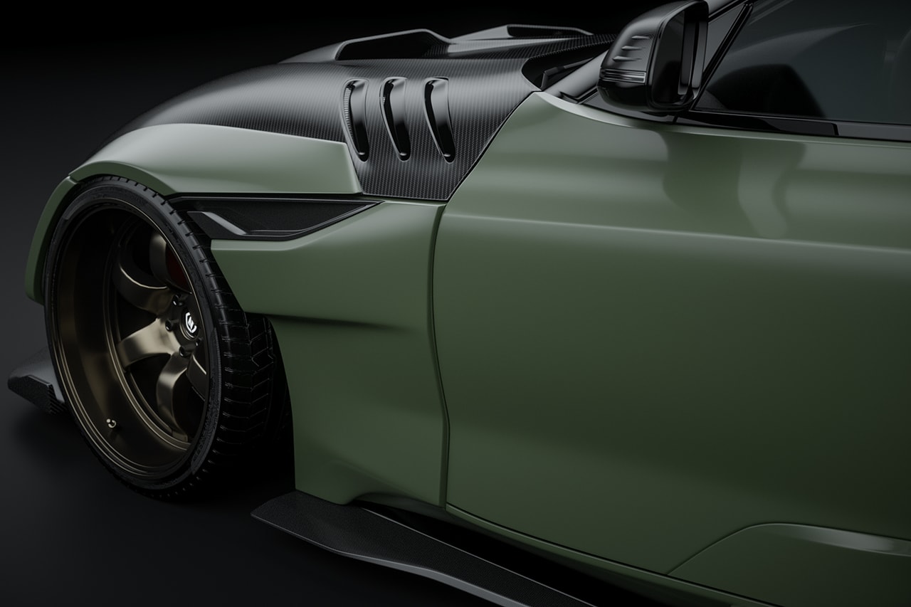 2022 Toyota GR Supra Tuned Zacoe Widebody Kit Carbon Fiber JDM Drift Attack Mode GT3 Race Car Custom A90 