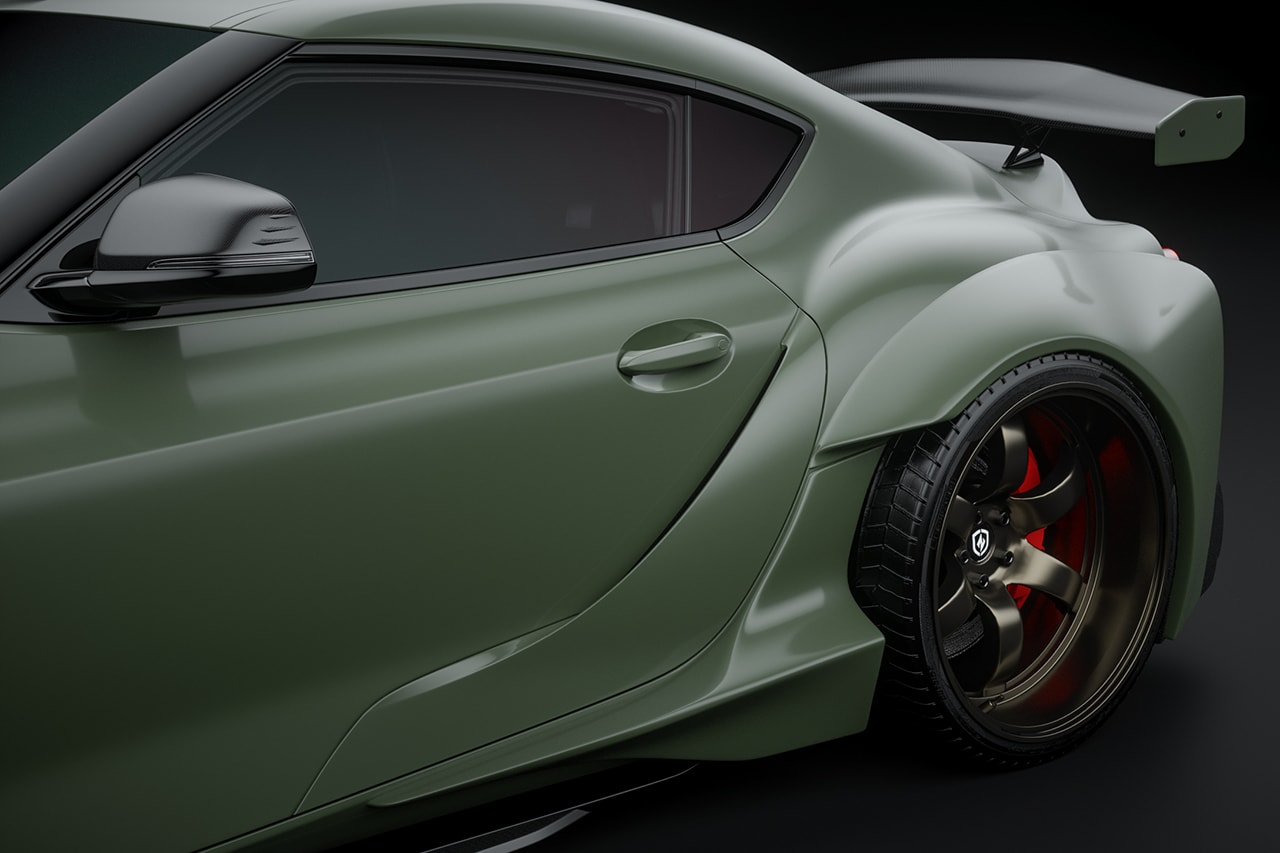 2022 Toyota GR Supra Tuned Zacoe Widebody Kit Carbon Fiber JDM Drift Attack Mode GT3 Race Car Custom A90 
