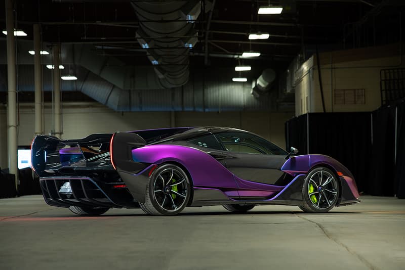 McLaren Sabre For Sale Limited Edition British Supercar Barrett-Jackson $3.7M USD Color Shifting Paint Hypercars Senna