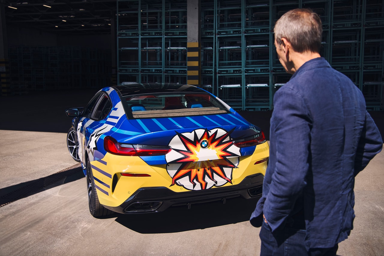 BMW Jeff Koons 8x aAutomobile M850i-8 Series Gran Coupe xDrive Artwork Paintwork Iconography Speed Engine Christie's Art Auction 99 Units Special Edition Automotive Motorsport GmbH 4.4-liter M TwinPower Turbo V-8 523 horsepower 553 Pound-Feet Torque Adaptive M Suspension M1 2010 BMW Art Car Bavaria Germany 