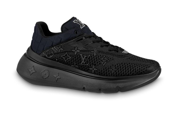 Louis Vuitton Releases Flower Monogram Sneakers in Black and White