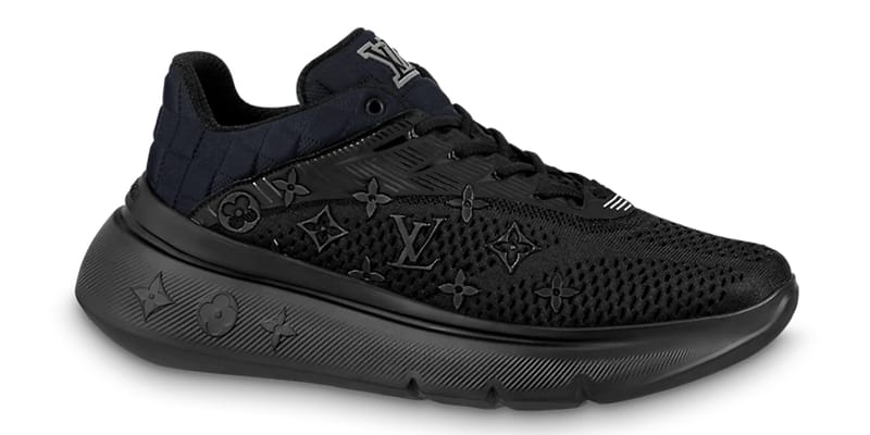 louis vuitton black monogram sneakers