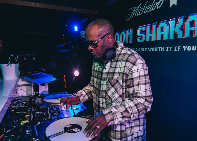 90s michelob beer ultra jam bar arcade fat joe cleveland 2022 1993 basketball nba boomshakalaka