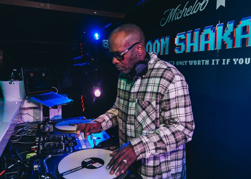 90s michelob beer ultra jam bar arcade fat joe cleveland 2022 1993 basketball nba boomshakalaka