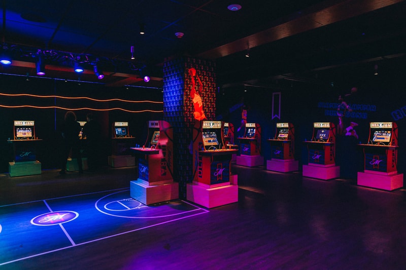 90s michelob beer ultra jam bar arcade fat joe cleveland 2022 1993 basketball nba boomshakalaka