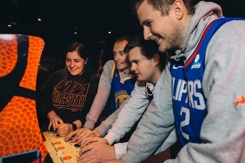 90s michelob beer ultra jam bar arcade fat joe cleveland 2022 1993 basketball nba boomshakalaka