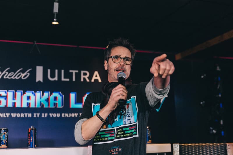 90s michelob beer ultra jam bar arcade fat joe cleveland 2022 1993 basketball nba boomshakalaka