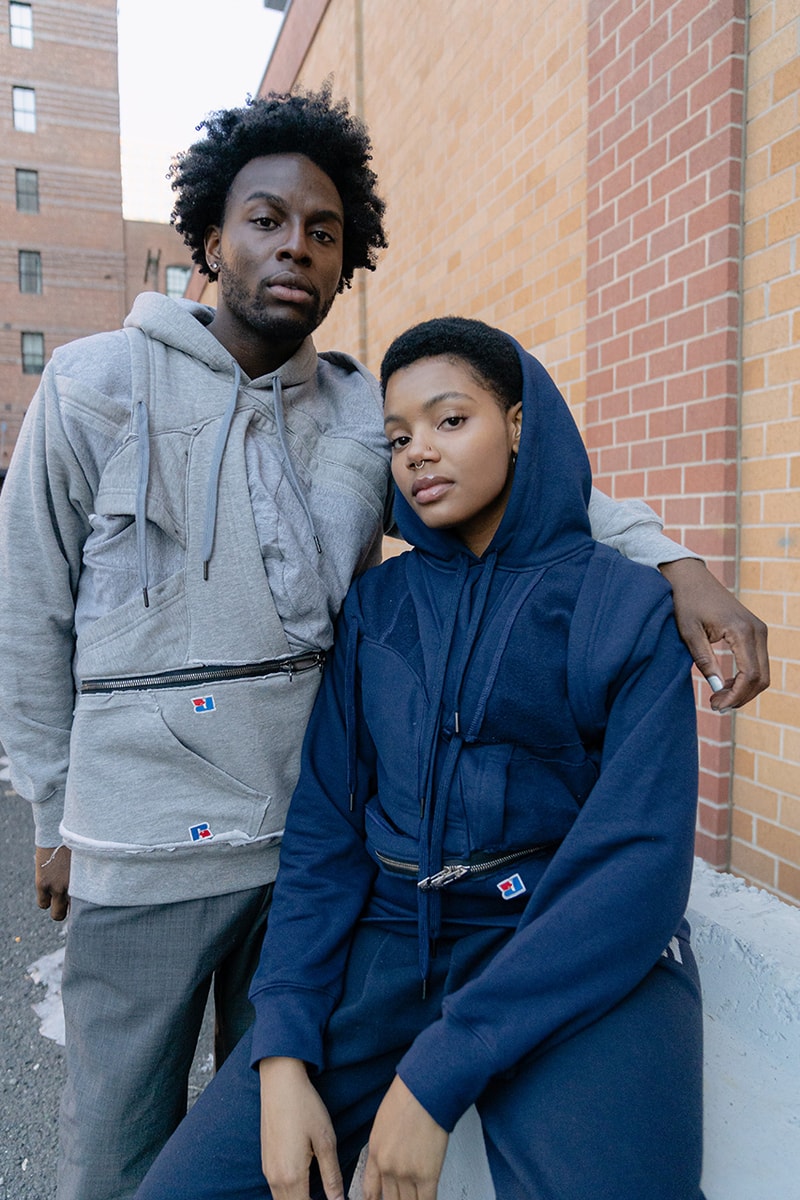 Russell Athletic x Ceeze "Reclaimed" Capsule release information sustainability