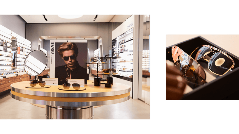 New York sunglass shades mens styles medusa cole sprouse city metallic new york versace sunglasses