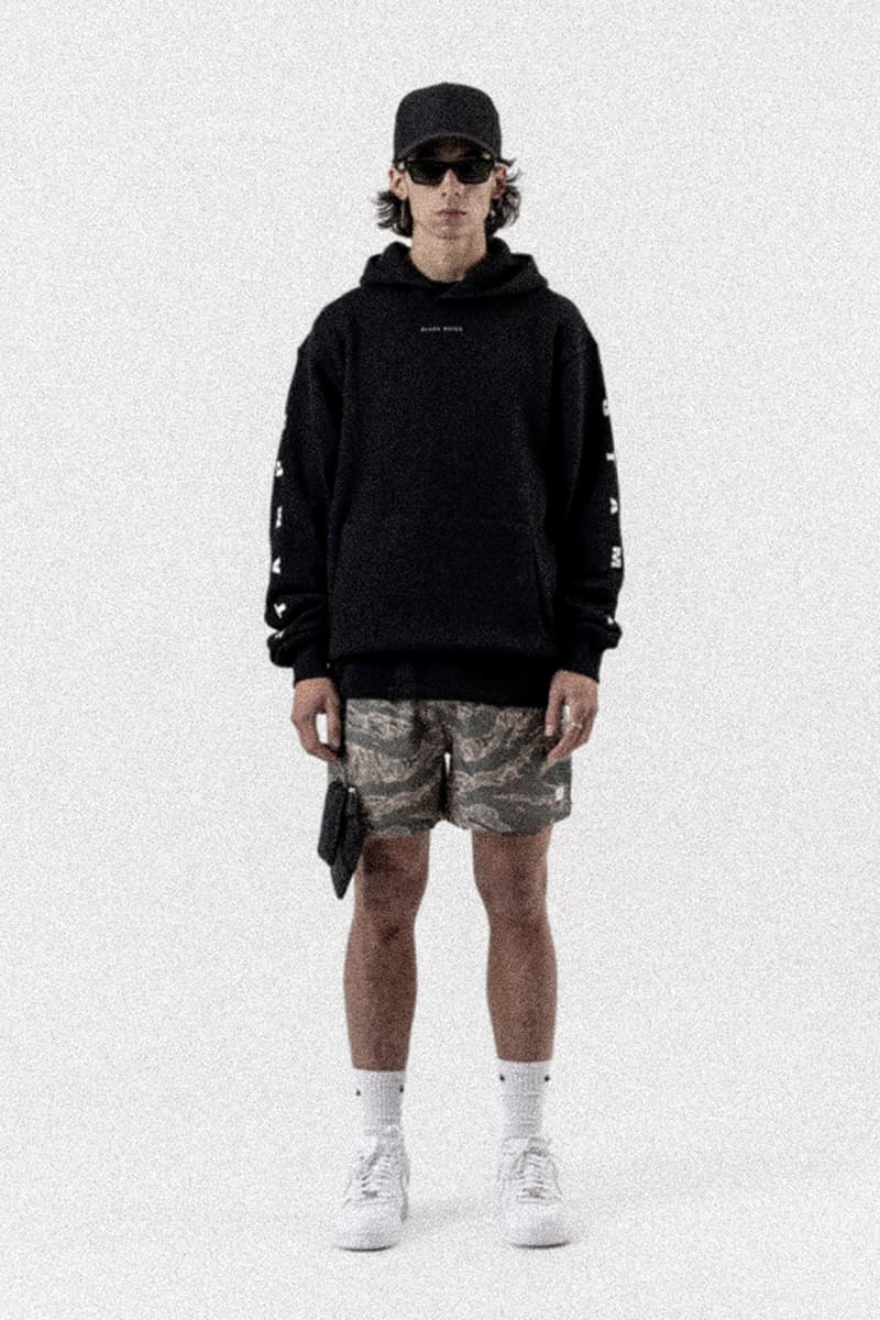 Stampd Unveils Spring/Summer 2022 Collection Surfer Apparel Tailored Garments Technical Lookbook T-shirts Hoodies Trunks Jackets Waterproof Nylon Zip-Up Camo Palm Tree Motif Leopard