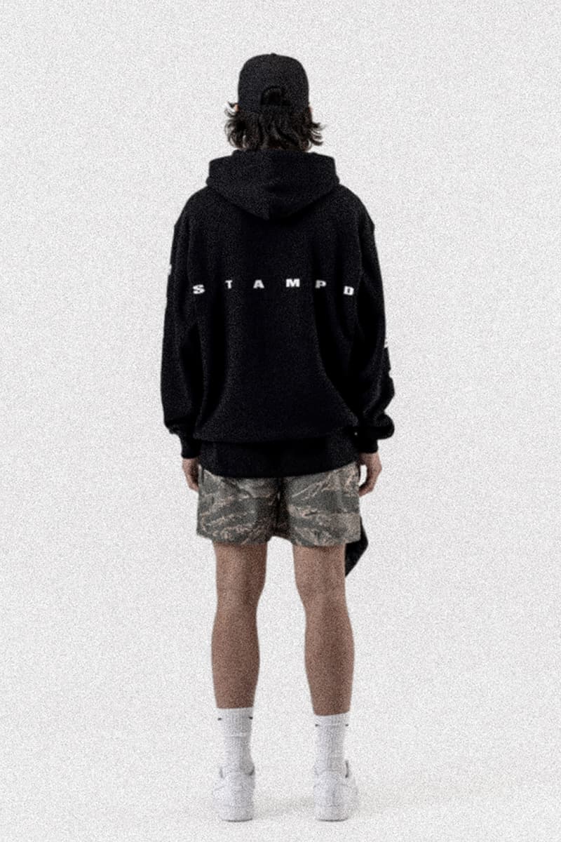 Stampd Unveils Spring/Summer 2022 Collection Surfer Apparel Tailored Garments Technical Lookbook T-shirts Hoodies Trunks Jackets Waterproof Nylon Zip-Up Camo Palm Tree Motif Leopard