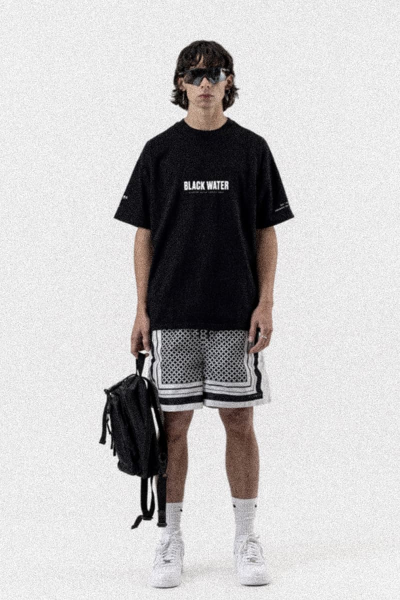 Stampd Unveils Spring/Summer 2022 Collection Surfer Apparel Tailored Garments Technical Lookbook T-shirts Hoodies Trunks Jackets Waterproof Nylon Zip-Up Camo Palm Tree Motif Leopard