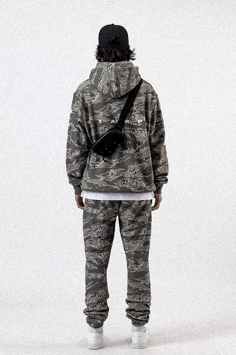 Stampd Unveils Spring/Summer 2022 Collection Surfer Apparel Tailored Garments Technical Lookbook T-shirts Hoodies Trunks Jackets Waterproof Nylon Zip-Up Camo Palm Tree Motif Leopard