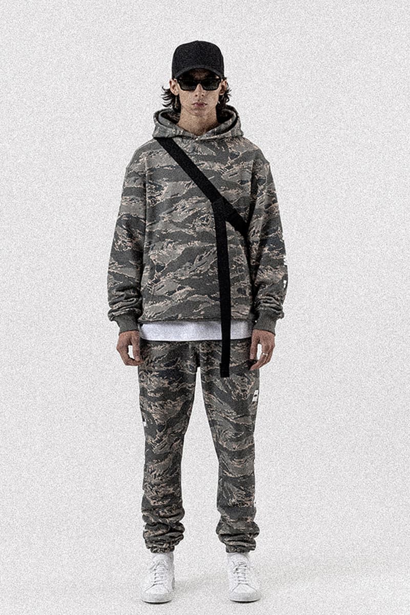 Stampd Unveils Spring/Summer 2022 Collection Surfer Apparel Tailored Garments Technical Lookbook T-shirts Hoodies Trunks Jackets Waterproof Nylon Zip-Up Camo Palm Tree Motif Leopard