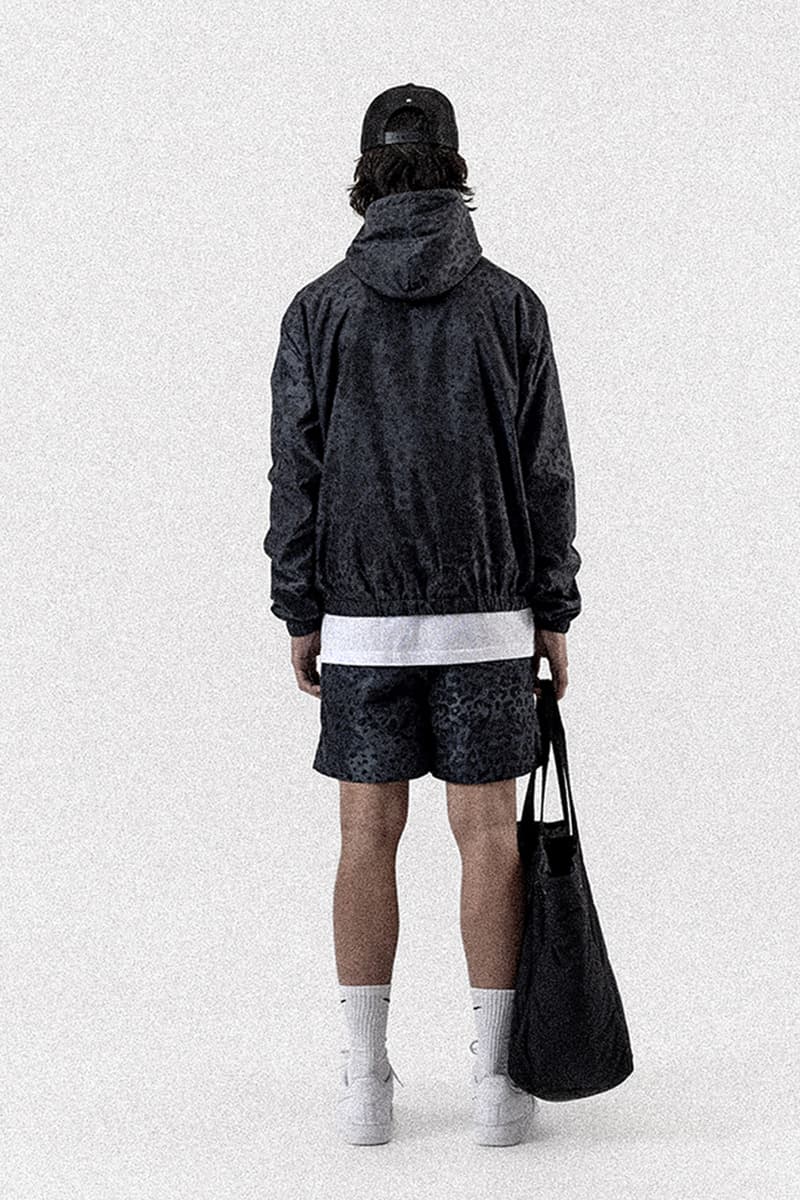 Stampd Unveils Spring/Summer 2022 Collection Surfer Apparel Tailored Garments Technical Lookbook T-shirts Hoodies Trunks Jackets Waterproof Nylon Zip-Up Camo Palm Tree Motif Leopard