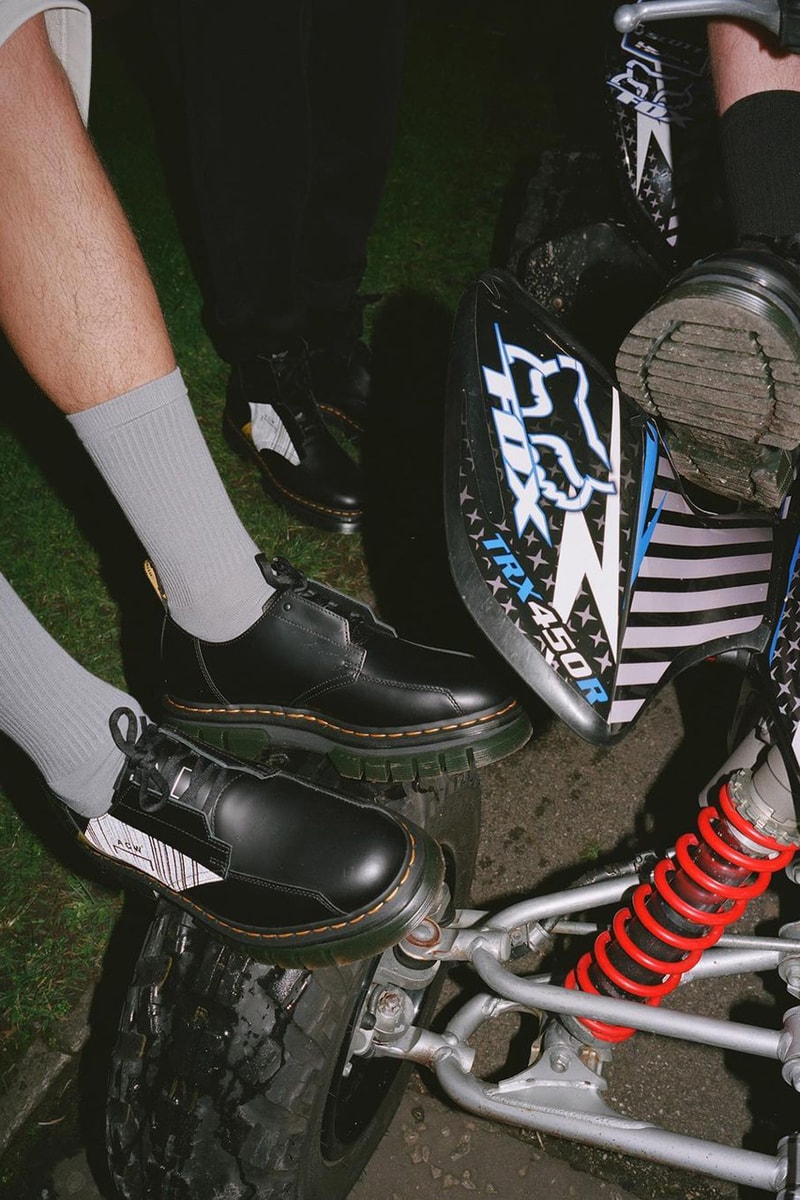 dr martens a cold wall rikard 8 eye 3 eye black yellow release date info store list buying guide photos price 