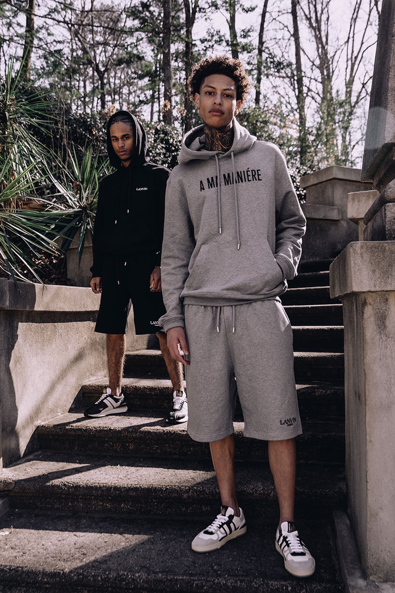 a ma maniere lanvin fleece set tracksuit tee cotton basics bumper tennis high low release date info store list buying guide photos price 