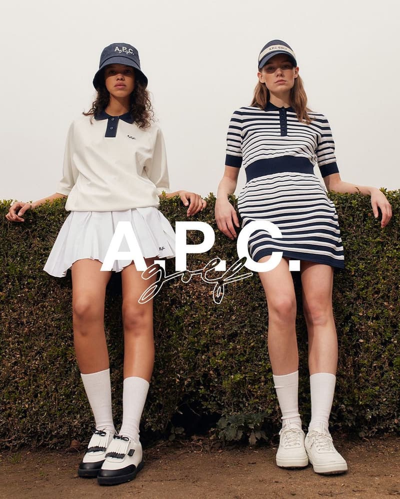 A.P.C. Golf Collection 2022: Hats, Bags, and Tops skirts women's polos