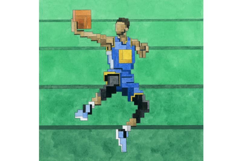 Adam Lister "Then and Now" NBA Art Prints Editions