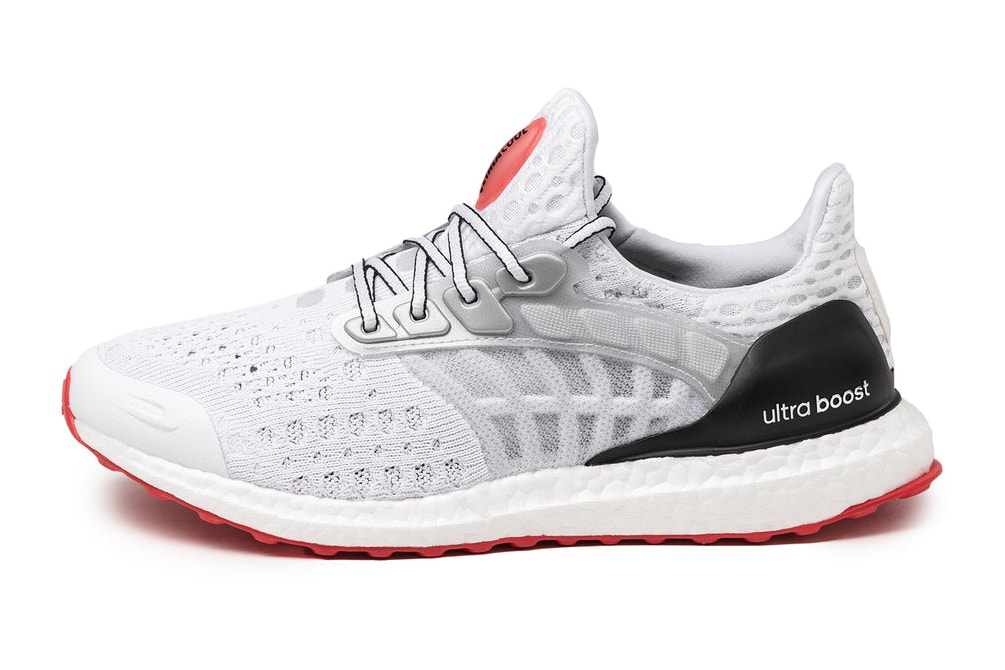 adidas UltraBOOST Climacool 2 DNA Footwear White / Vivid Red / Core Black Parley for the Oceans Sustainable Recycled Materials Continental Rubber Release Information GY5373