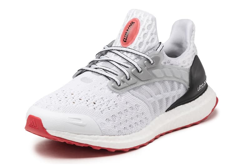 adidas UltraBOOST Climacool 2 DNA Footwear White / Vivid Red / Core Black Parley for the Oceans Sustainable Recycled Materials Continental Rubber Release Information GY5373