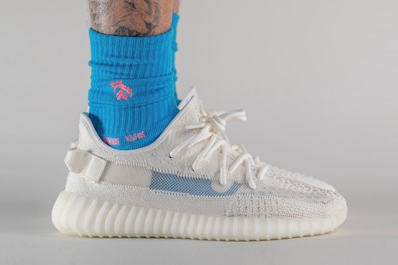 adidas YEEZY BOOST 350 V2 Pure Oat On-Foot Look Release Info HQ6316 Date Buy Price 