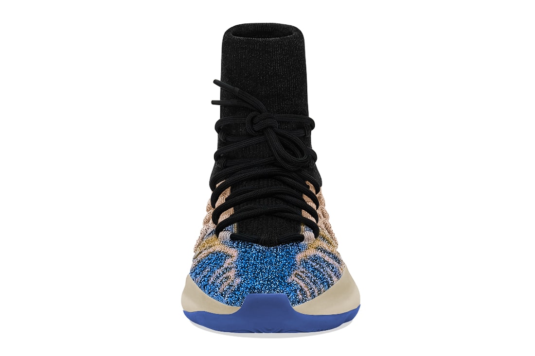adidas YEEZY BSKTBL Knit Slate Azure Official Look Release Info HR0811 Date Buy PRice 