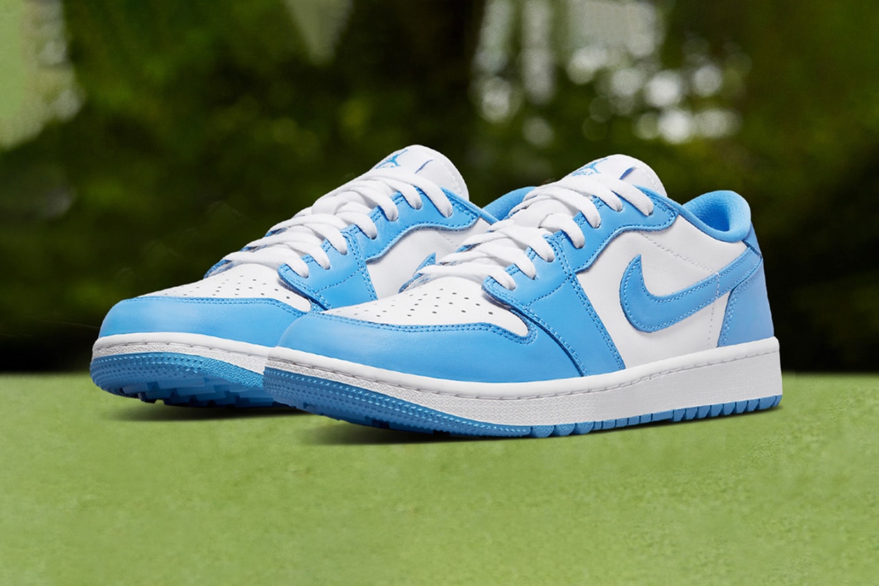 air jordan 1 low golf unc university blue white DD9315 100 release date info store list buying guide photos price 