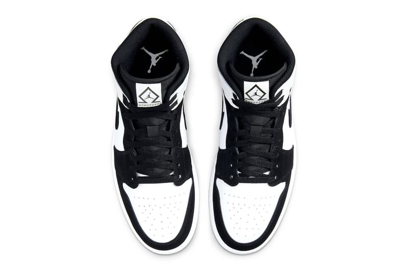 Air Jordan 1 Mid Diamond DH6933-100 Release 2022 Jordan Brand NBA 75th Anniversary Date Buy Price