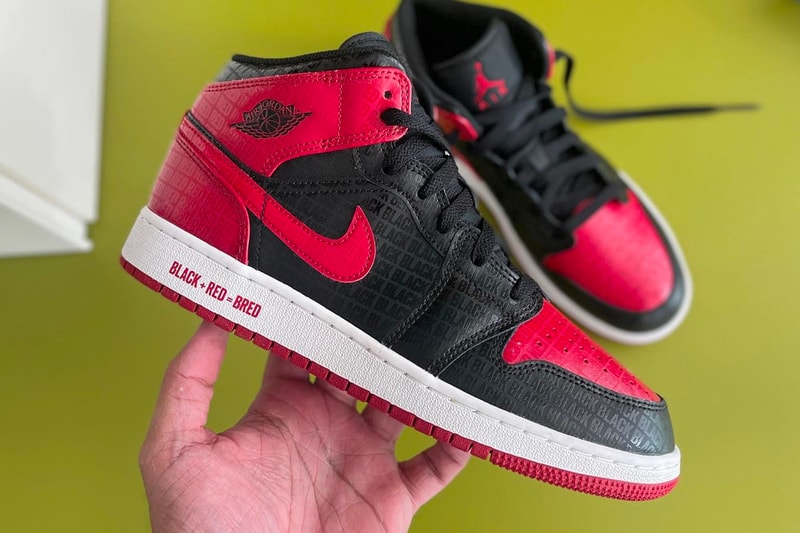 Air Jordan 1 Mid GS Bred First Look Release Info Date Buy Price 