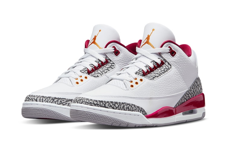 Official Images of the Air Jordan 3 "Cardinal Red"