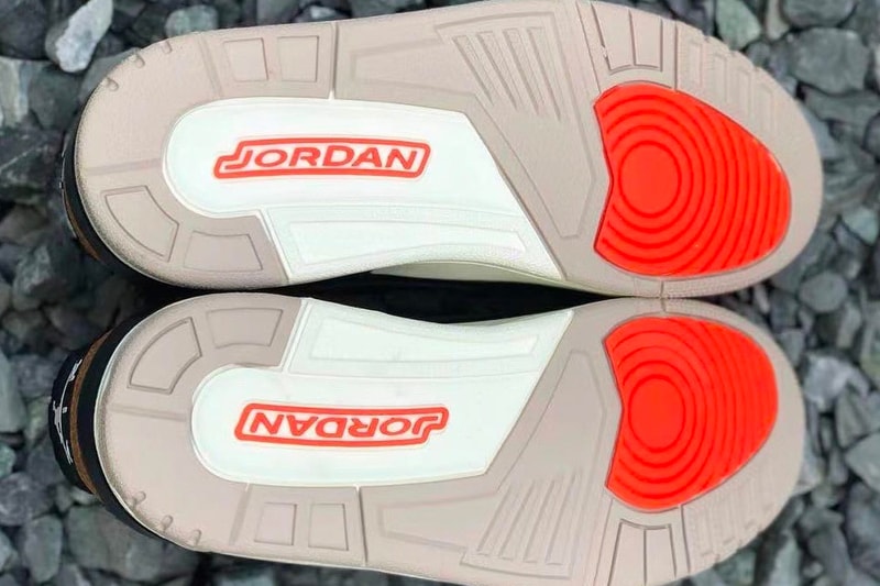 Air Jordan 3 Desert Elephant First Look Release Info CT8532-008 Date Buy Price Black Rush Orange Fossil Stone Sail
