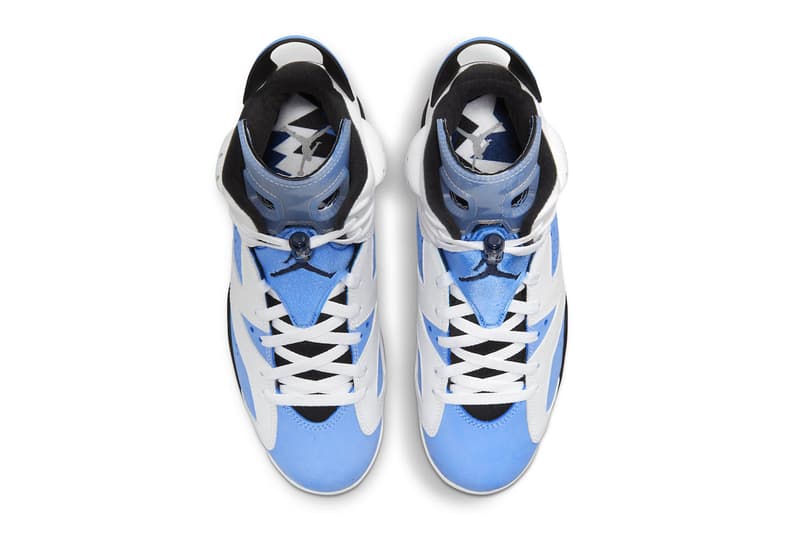 Air Jordan 6 UNC Official Look Release Info CT8529-410 Date Buy Price University of North Carolina