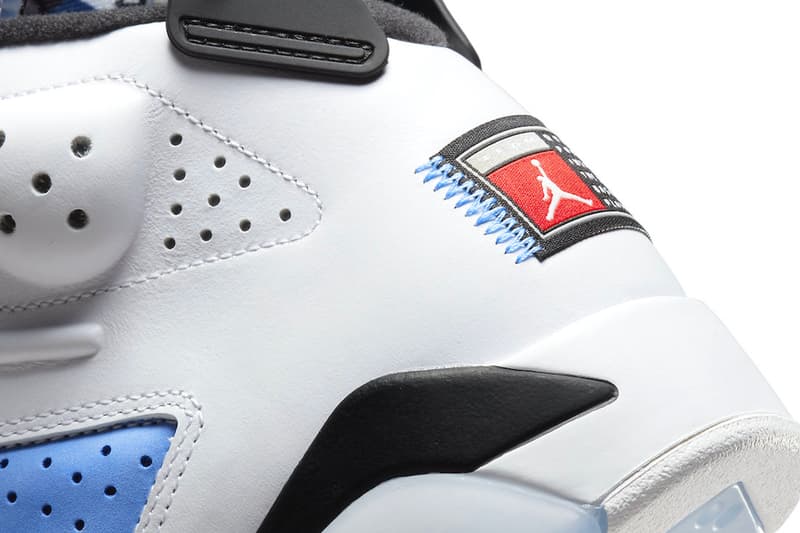 Air Jordan 6 UNC Official Look Release Info CT8529-410 Date Buy Price University of North Carolina