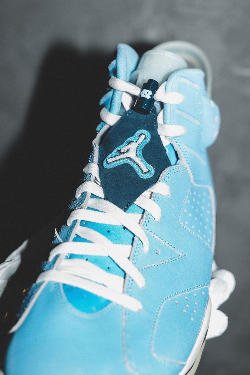 air jordan 6 unc pe 2022 photos white university blue info photos