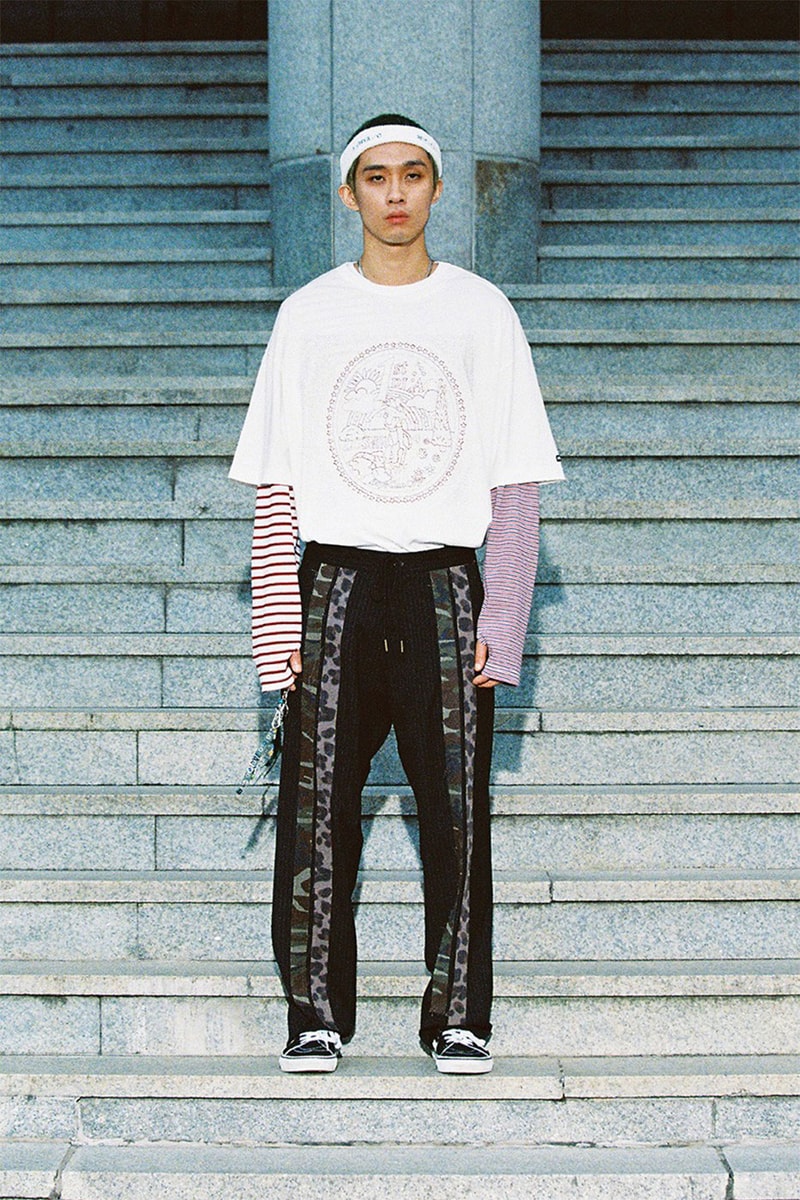 AJOBYAJO SS22 Collection Boys Can Cry Lookbook Release Info Buy Price South Korea T-shirts Shirts Check Stripes Denim Suits Backpack Headband Robot